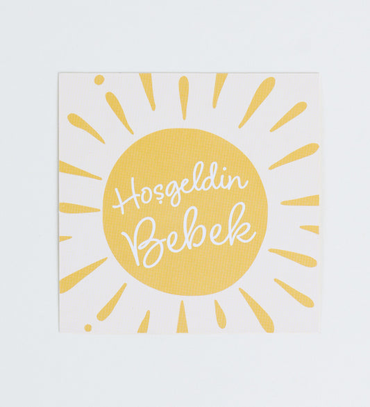 Hoşgeldin Bebek Mini Pankart
